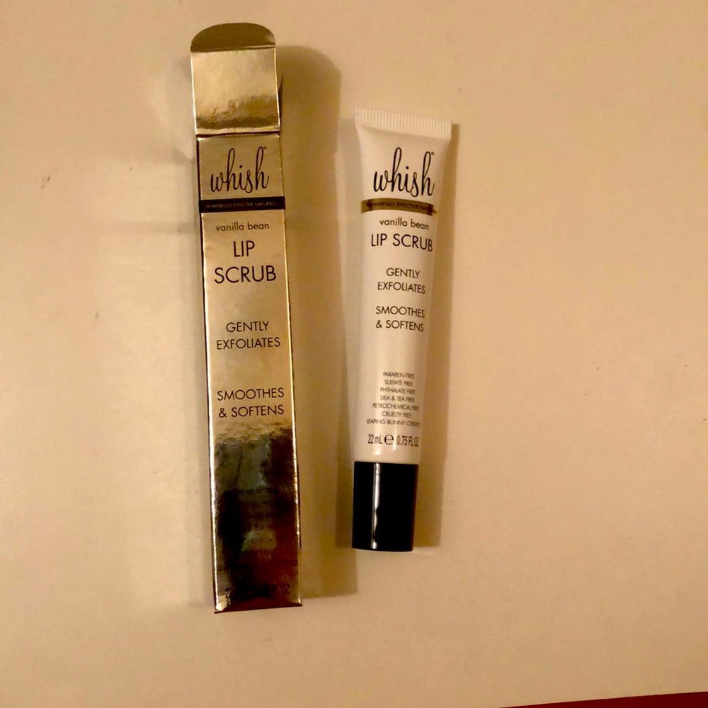 Whish vanilla bean lip scrub
